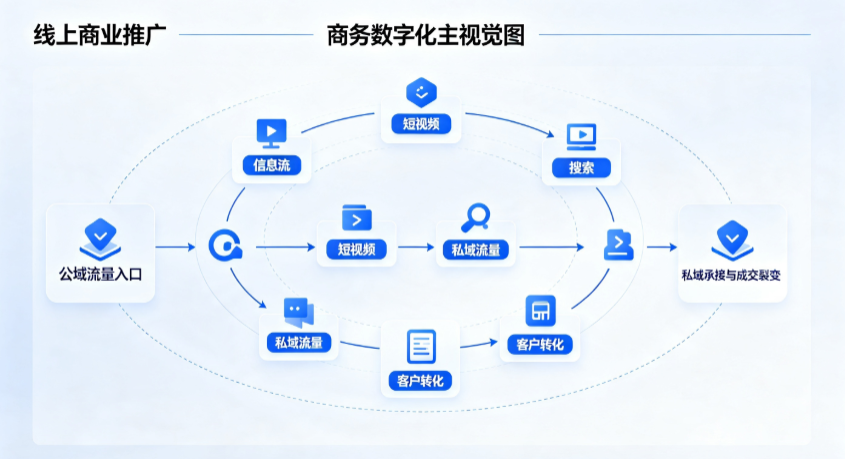 崇川区线上商业推广怎么做？全域流量闭环搭建与低成本转化实战指南